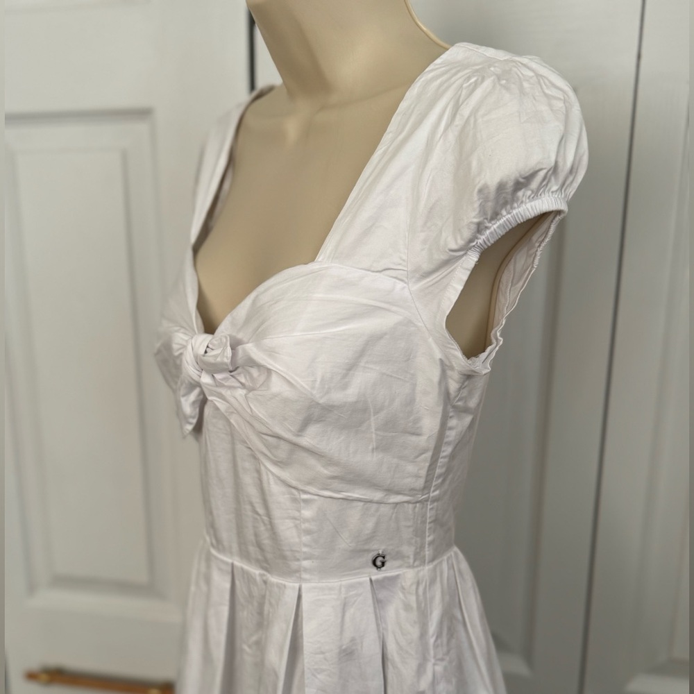 Guess Karida Cap-Sleeve Flared Dress - Picture 12 of 15